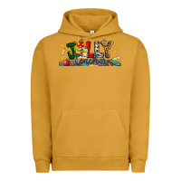 Pigment Peanut Butter Christmas Jolly Teacher Urban Hoodie - Artiststas
