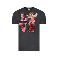 Vintage Black valentine's day cupid love Vintage Tee - RanaPortraitStore