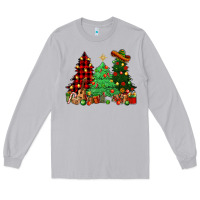 Moon Dust Mexican Christmas trees Long Sleeve Tee - NancyCooperArtShop