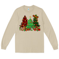 Mushroom Mexican Christmas trees Long Sleeve Tee - NancyCooperArtShop