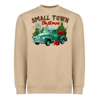Mushroom small town christmas Heavyweight Sweatshirt - CowGirlArtShop
