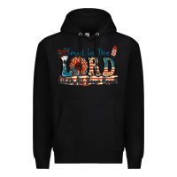 Black Trust in the lord with all your heart Premium Hoodie - FaDigitalArtStudio