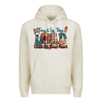 Oatmeal Heather Trust in the lord with all your heart Premium Hoodie - FaDigitalArtStudio