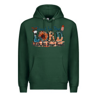 Sports Green Trust in the lord with all your heart Premium Hoodie - FaDigitalArtStudio