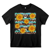 Black sunflower western seamless revize Heavy Core Tee - AdoDesignShop