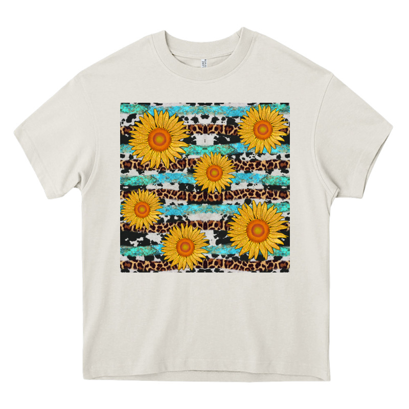 Sunflower Western Seamless Revize Heavy Core Tee by AdoDesignShop | Teevron
