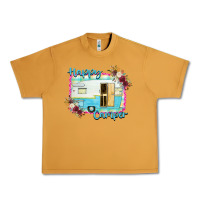 Peanut Butter Happy Camper With Flowers Urban Heavy Tee - Bettercallsaul