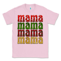Bubblegum Pink Christmas mama Classic Tee - BarkalooDesign