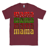 Burgundy Christmas mama Classic Tee - BarkalooDesign