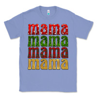 Colony Blue Christmas mama Classic Tee - BarkalooDesign