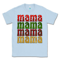 Dusty Blue Christmas mama Classic Tee - BarkalooDesign