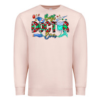 Pale Pink Best Doctor Ever Premium Sweatshirt - CowhideDigitalArt