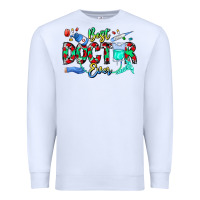 White Best Doctor Ever Premium Sweatshirt - CowhideDigitalArt