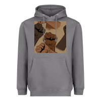 Storm melanin raised fist seamless pattern Heavyweight Hoodie - BundleAndBundleShop