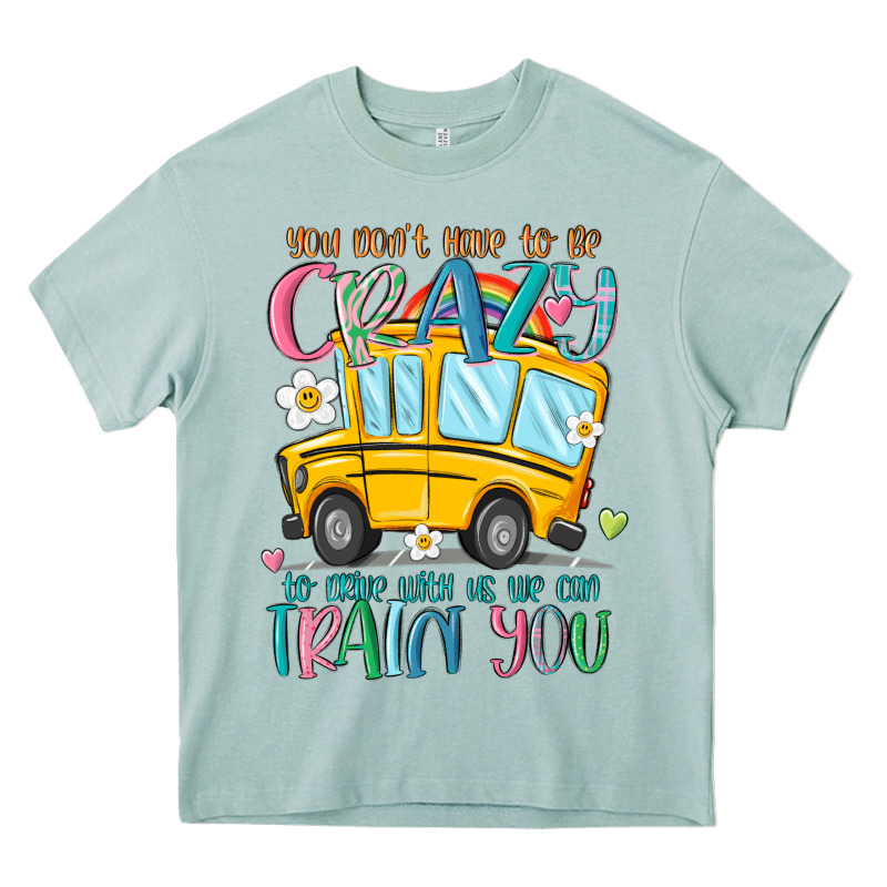 You Don't Have To Be Crazy To Drive With Us We Can Heavy Core Tee by MaliasSmallBusiness | Teevron