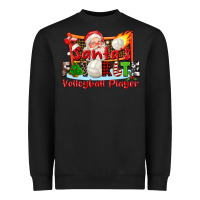 Black santas favorite volleyball player Heavyweight Sweatshirt - CowGirlArtShop
