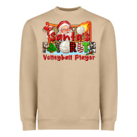 Mushroom santas favorite volleyball player Heavyweight Sweatshirt - CowGirlArtShop