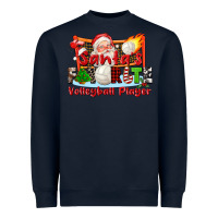 Navy santas favorite volleyball player Heavyweight Sweatshirt - CowGirlArtShop