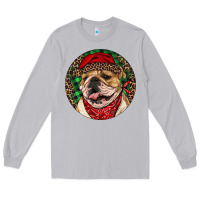Moon Dust Christmas English Bulldog Long Sleeve Tee - RanaPortraitStore