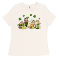 Bone patricks day coffee Ladies Tee - MaliasSmallBusiness