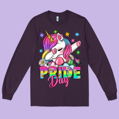 Pride Day Lgbtq+ Long Sleeve Tee Designed By Nancycooperartshop