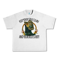 Lunar Rock Keep Your Soul Clean And Your Boots Dırty Cowgirl Boots Urban Heavy Tee - Bettercallsaul