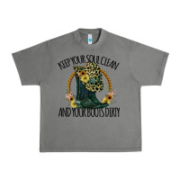 Tornado Keep Your Soul Clean And Your Boots Dırty Cowgirl Boots Urban Heavy Tee - Bettercallsaul