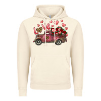 Vintage Artic love truck with roses and leopard Vintage Hoodie - RanaPortraitStore