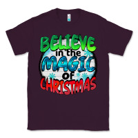 Plum believe in the magic of christmas Classic Tee - BarkalooDesign