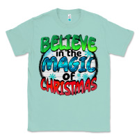 Seafoam believe in the magic of christmas Classic Tee - BarkalooDesign