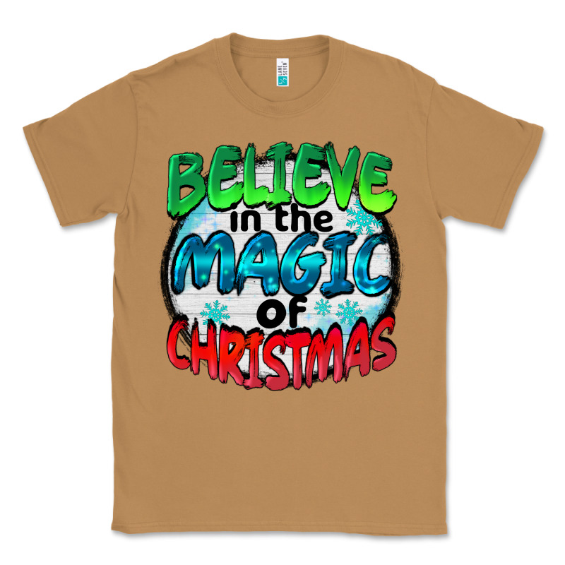 Believe In The Magic Of Christmas Classic Tee by BarkalooDesign | Teevron