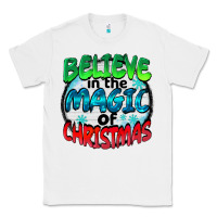 White believe in the magic of christmas Classic Tee - BarkalooDesign