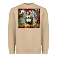 Mushroom omg santa i know him elf Heavyweight Sweatshirt - CowGirlArtShop
