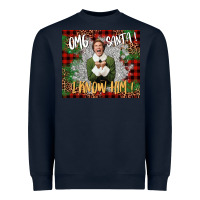 Omg Santa I Know Him Elf Heavyweight Sweatshirt | Teevron