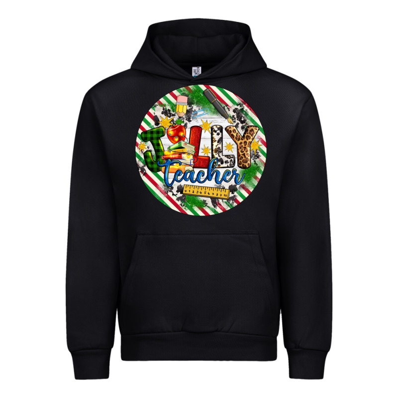 Christmas Jolly Teacher Urban Hoodie by Artiststas | Teevron
