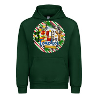 Forest Green Christmas Jolly Teacher Urban Hoodie - Artiststas
