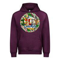 Mauve Wine Christmas Jolly Teacher Urban Hoodie - Artiststas