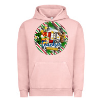 Pigment Salmon Christmas Jolly Teacher Urban Hoodie - Artiststas