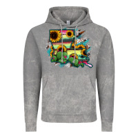 Cloud Rock Louisiana Map Sunflower Cactus Serape Vintage Hoodie - RanaPortraitStore