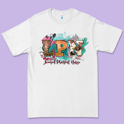 Lpn Licensed Practical Nurse Western Premium Tee Designed By Nancycooperartshop
