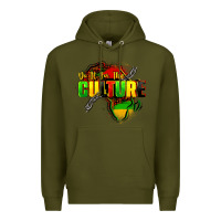 Army Green Do it for the culture Premium Hoodie - FaDigitalArtStudio