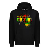 Black Do it for the culture Premium Hoodie - FaDigitalArtStudio