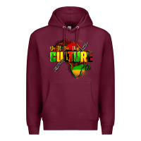Burgundy Do it for the culture Premium Hoodie - FaDigitalArtStudio