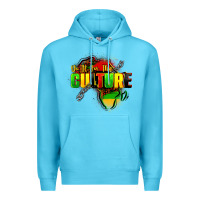 Ocean Blue Do it for the culture Premium Hoodie - FaDigitalArtStudio