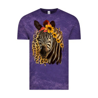 Cloud Purple Zebra With Sunflowers Vintage Tee - Bettercallsaul