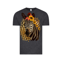 Vintage Black Zebra With Sunflowers Vintage Tee - Bettercallsaul
