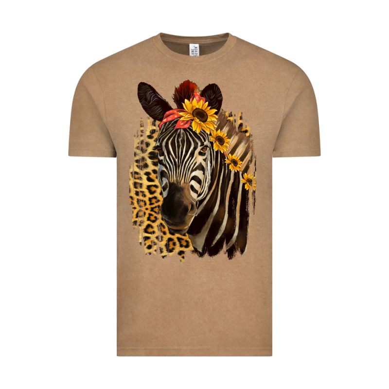 Zebra With Sunflowers Vintage Tee by Bettercallsaul | Teevron