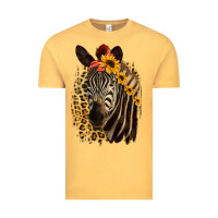 Vintage Mustard Zebra With Sunflowers Vintage Tee - Bettercallsaul