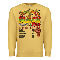 Antique Gold juneteenth black king Premium Sweatshirt - LillyAllenDesigns