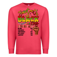 Cardinal juneteenth black king Premium Sweatshirt - LillyAllenDesigns